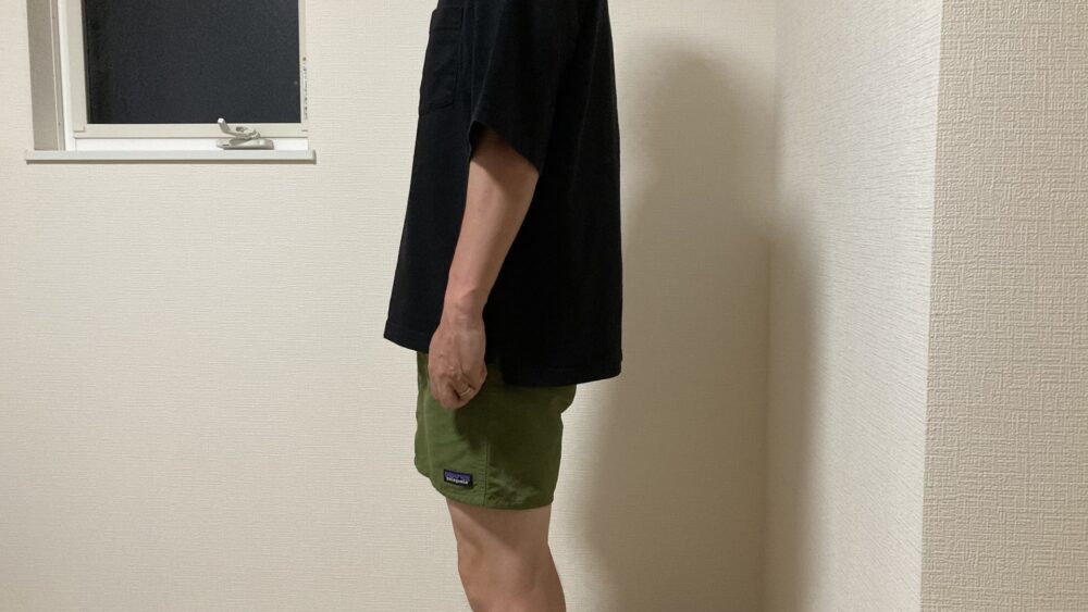 バギーズショーツXSサイズ着用横