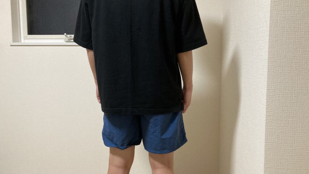 バギーズショーツSサイズ着用後ろ
