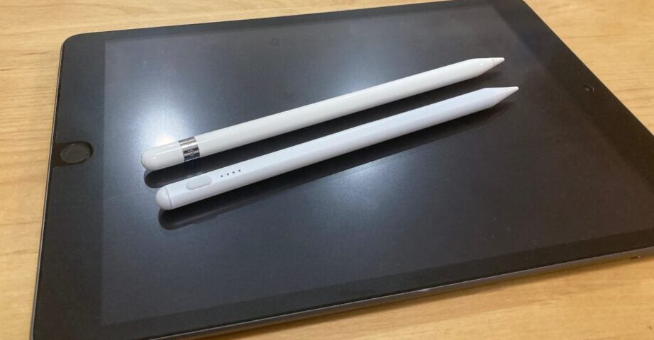 ipadとダイソー版Apple PencilとApple Pencil