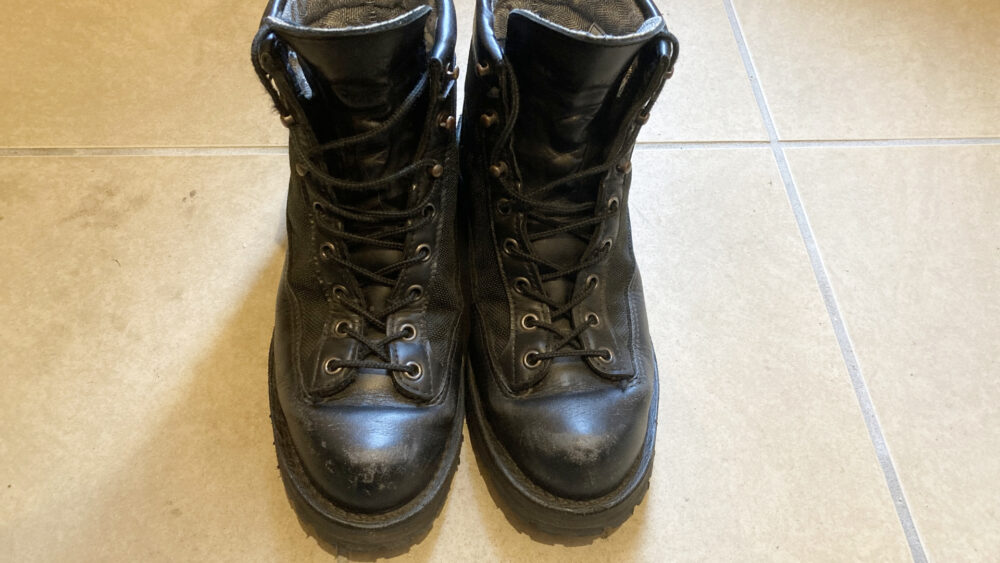 メンテナンス前のカサついたダナーライト