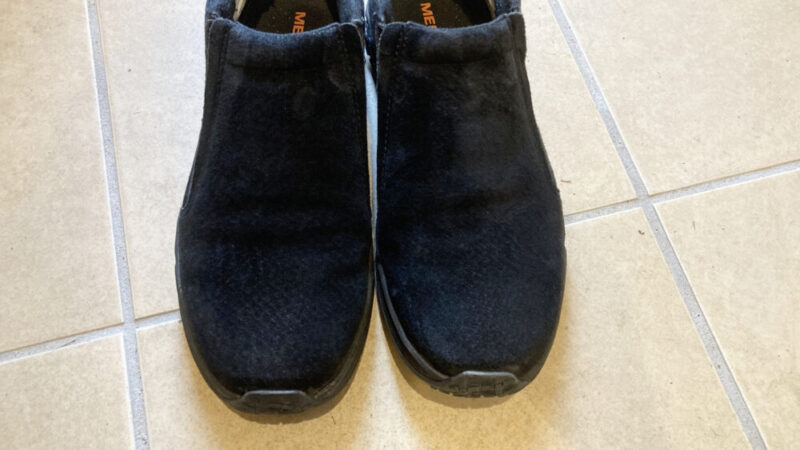 両足ブラシをかけ終わったあと