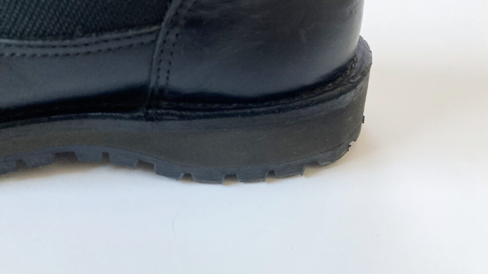 ダナーライトのヒールの厚み