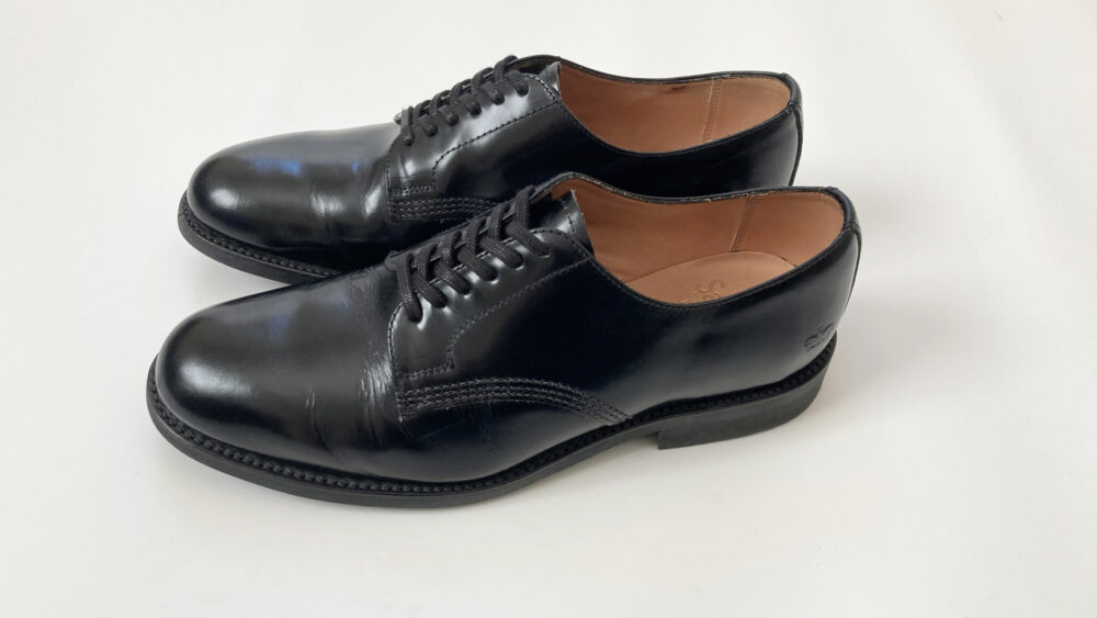 サンダース オフィサーシューズ横