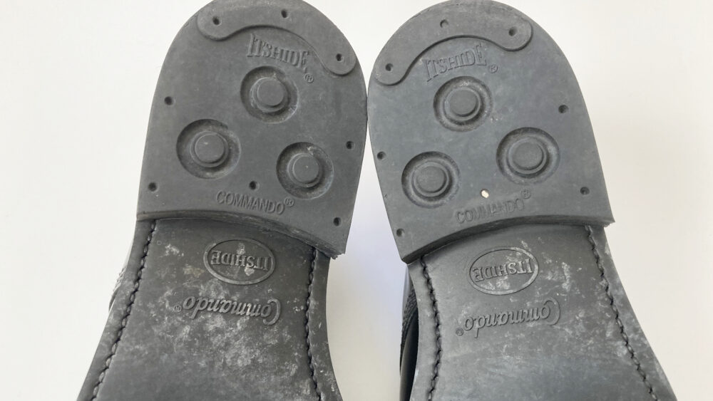 サンダース オフィサーシューズのソールかかと