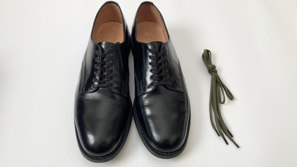 サンダース オフィサーシューズの替えのシューレース