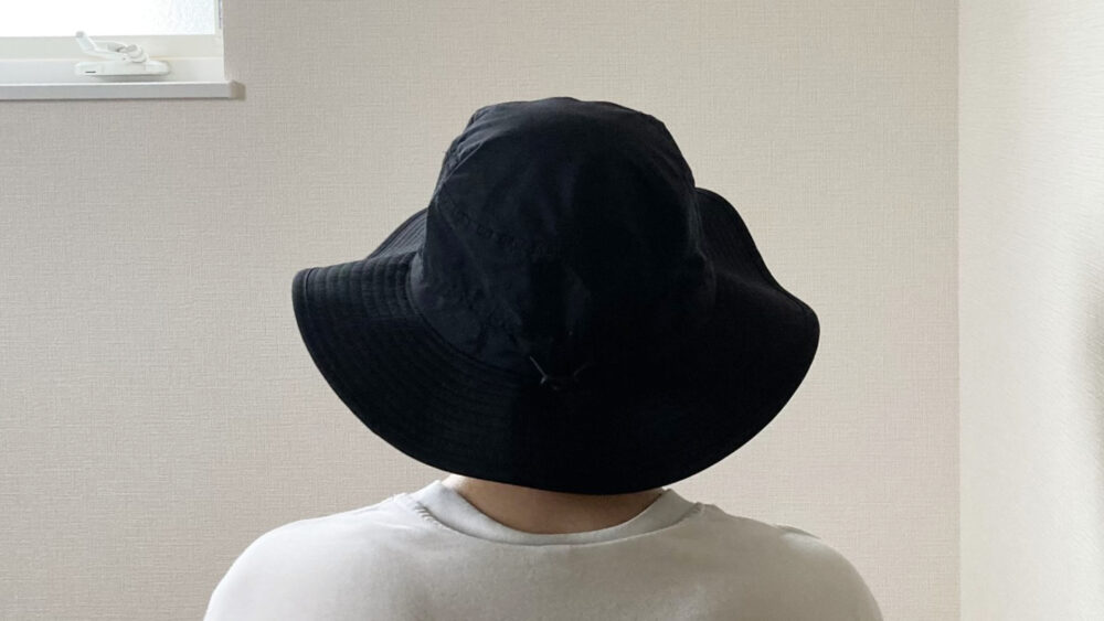 ホライズンハット着用後ろ