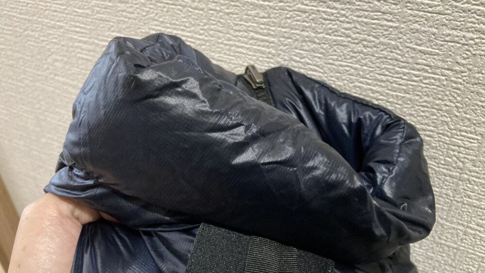 洗濯前の首元の汚れ